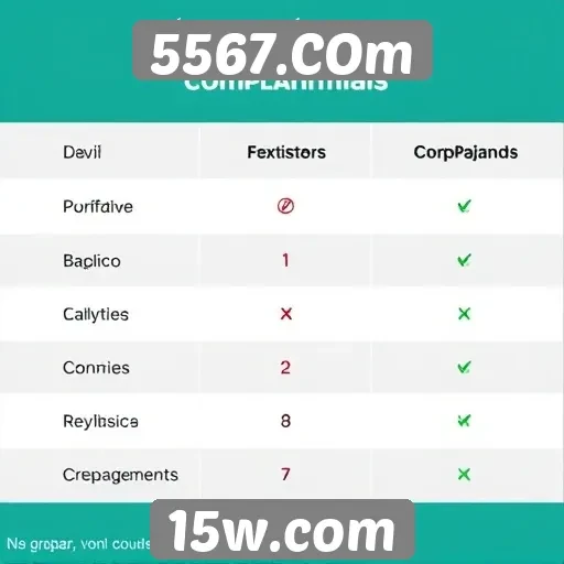 Comparativo de gráficos no site de jogos 5567.Com